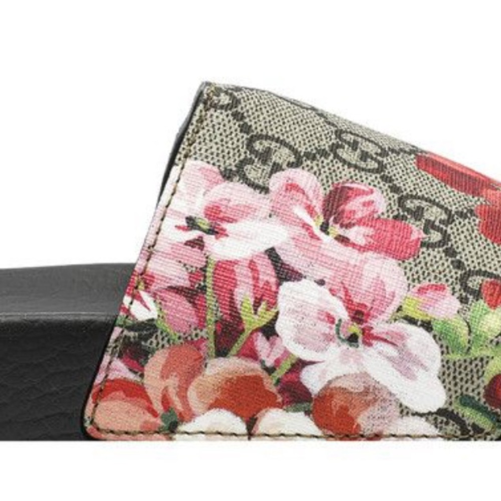 Floral Slide Sandals